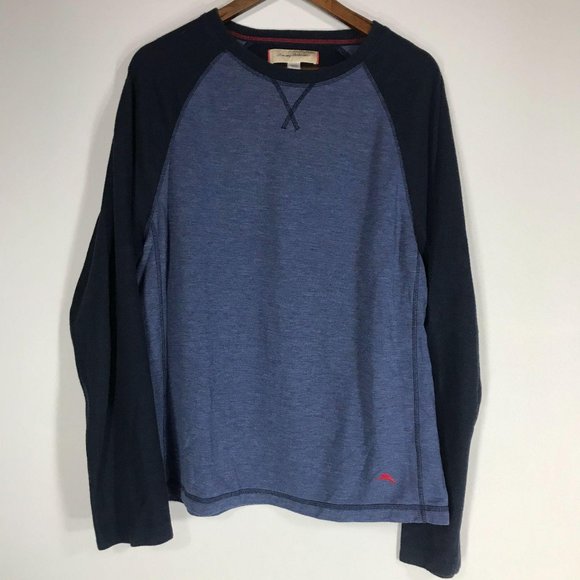 Tommy Bahama Other - SOLD Tommy Bahama Blue Long Sleeve Tee Shirt Sz XL
